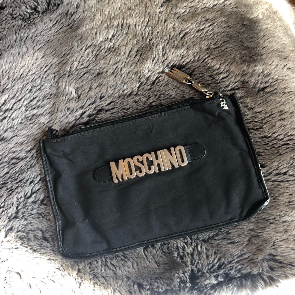 Authentic Moschino Zipper Pouch